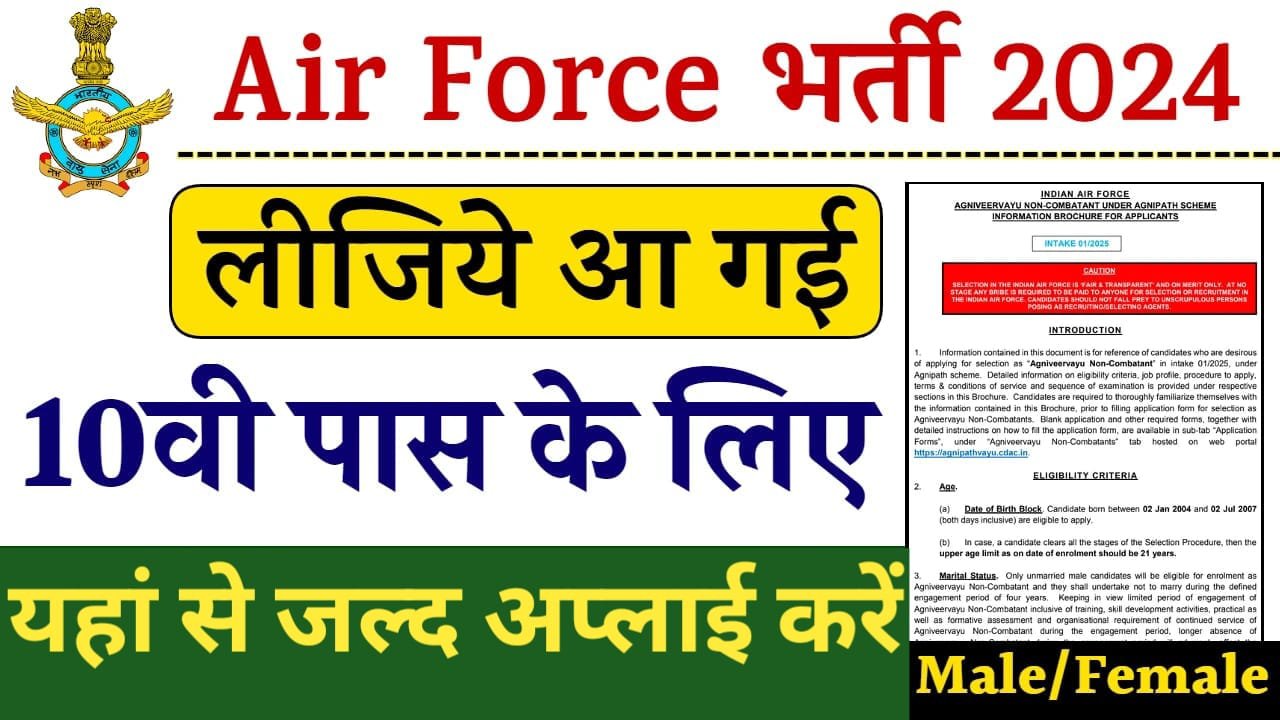 Air Force Vacancy 2024