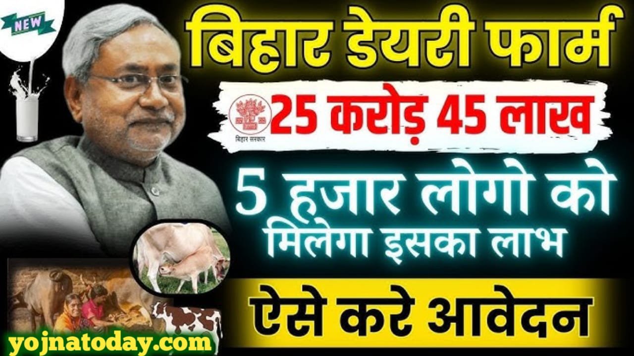 Bihar Dairy Farm yojana 2024 online Apply